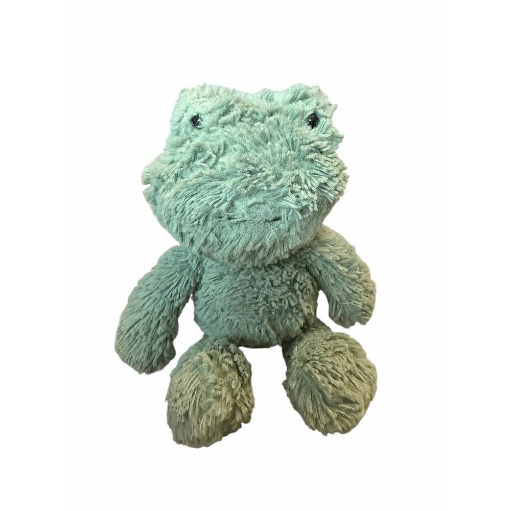 Jellycat Squiggle Frog Plush Stuffed Animal Sage Green Retired Soft Toy 8”